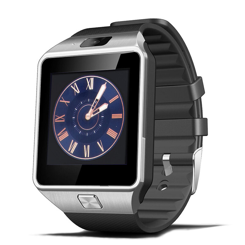 Nouvelle mode montre intelligente Bluetooth Smartwatch avec carte Sim TF Solt passomètre montre-bracelet pour Android IOS téléphones intelligents regarder les hommes