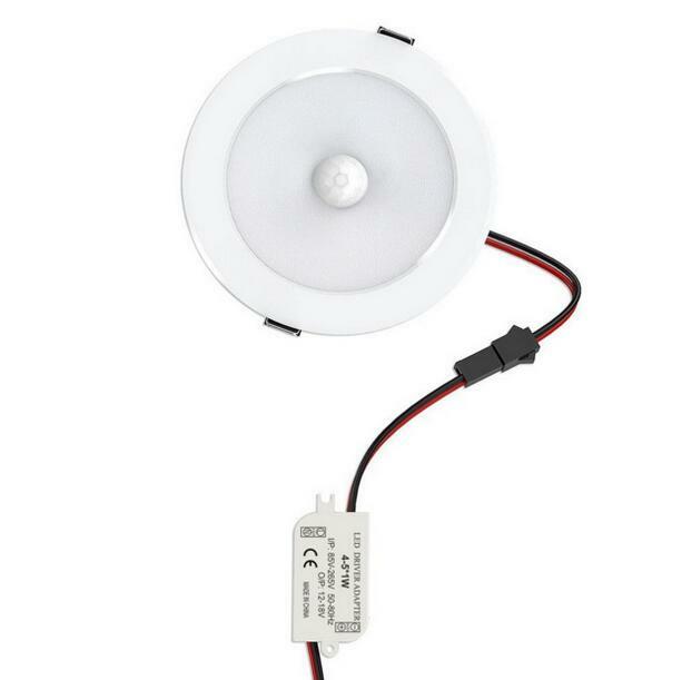 Foco de luz LED con Sensor de movimiento PIR para techo, bombilla LED de 5W, 7W, 9W, 5730 SMD, para dormitorio, cocina, interior, 85-265V de CA