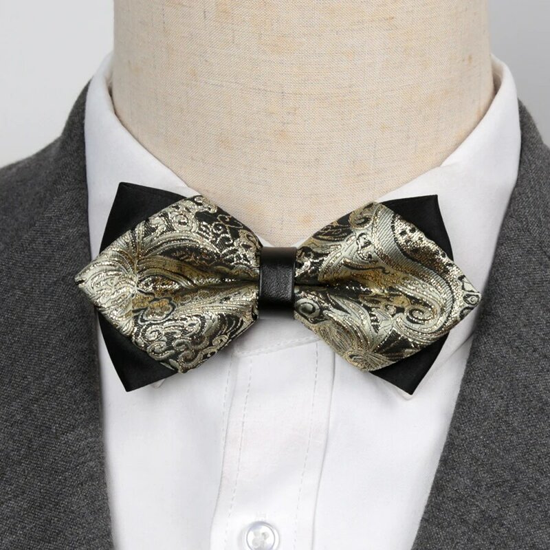 Pajarita de calidad para hombre, corbata de mariposa para camisa, accesorios para regalos de negocios, moda Formal de lujo para boda