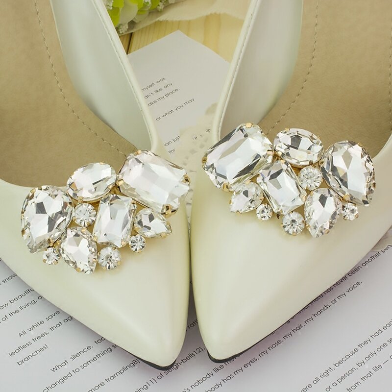 1 Paar Vrouwen Schoen Decoraties Clips Schoen Gesp Crystal Decoraties Clips Shoe Charms Accessoires Nieuwe Mode