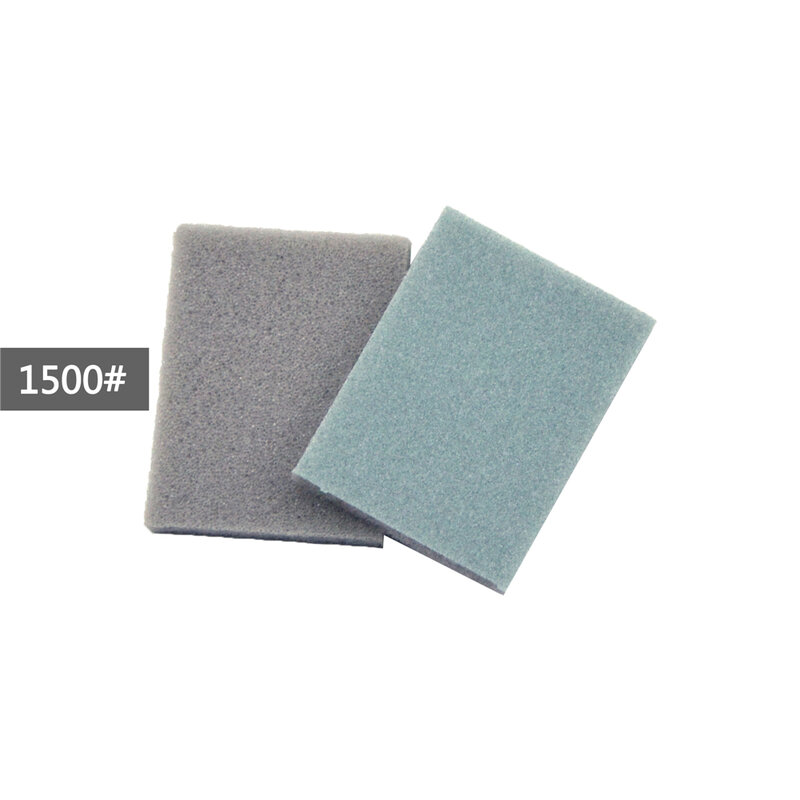 POLIWELL-almohadilla de bloque de esponja de lijado Rectangular, papel de lija 400, 1000, 1500, 3000, herramientas abrasivas, discos de lijado de papel de lija, 12 Uds.