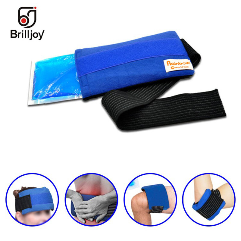 Brilljoy new Massage & Relaxation Headgear, Knee Cloth Cover, Wrist, Elbow, Gel Hot and Cold Ice Pack Fit for Eyes and Face Skin