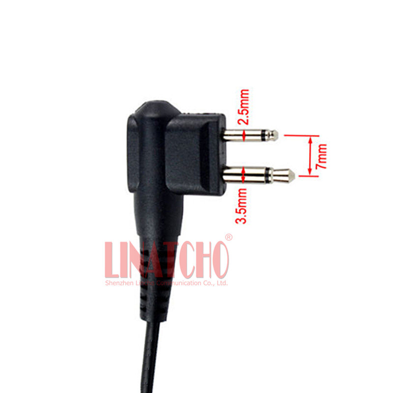 Écouteurs à crochet d'oreille portable, durable, ptt, walperforé, talperforé, GP3688 CP200 GP88S