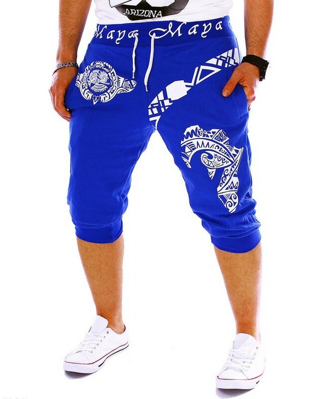 Мужские спортивные штаны ZOGAA, повседневные уличные шорты с принтом в виде букв, 3 цвета, 2018