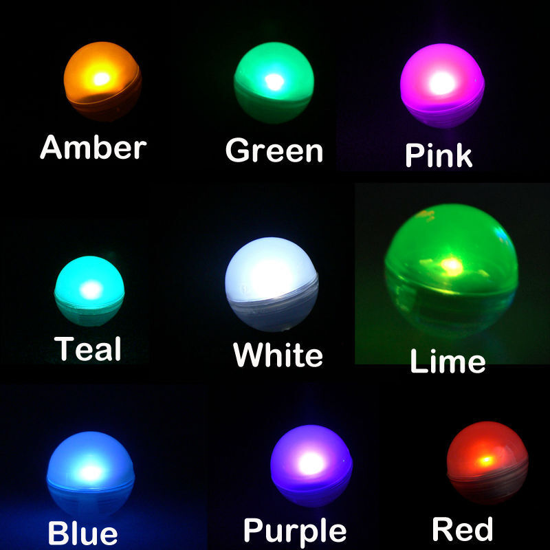 Kitosun Magical LED Berries 2 ซม. เส้นผ่านศูนย์กลางรอบ LED ลูก Fairy ลอยน้ำแขวน Hook 12 ชิ้น/แพ็ค