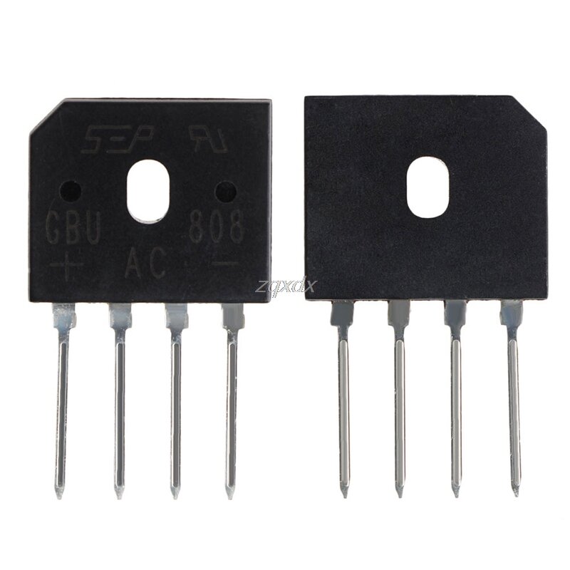 5 stücke gbu808 800v 8a einphasig diode brücken gleich richter ic chip whosale & drops hip