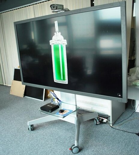 Monitor todo en uno de 65 pulgadas tft lcd hd HDMI publicidad tv monitor, PC