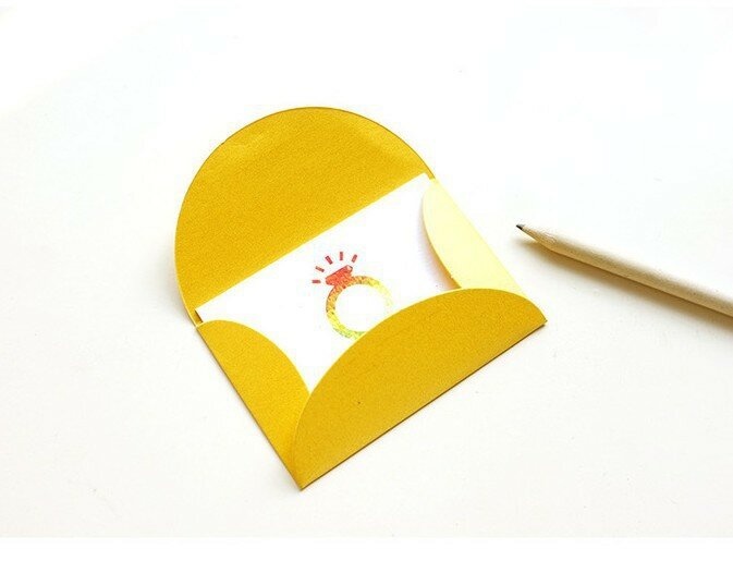 40 Stks/set Vintage Liefde Kleine Gekleurde Parel Lege Mini Papier Enveloppen Huwelijksuitnodiging Envelop/Gilt Envelop/13 Kleur