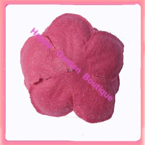 Free shipping ! 24pcs /lot 2.5'' Non-woven flower felt lotus flowers can mix order