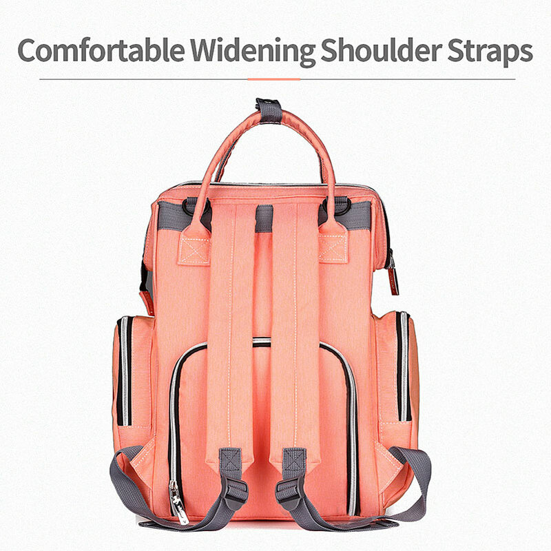 Сумка для подгузников для мам, дизайнерский водонепроницаемый рюкзак для мам, для путешествий, с ремешком для коляски
