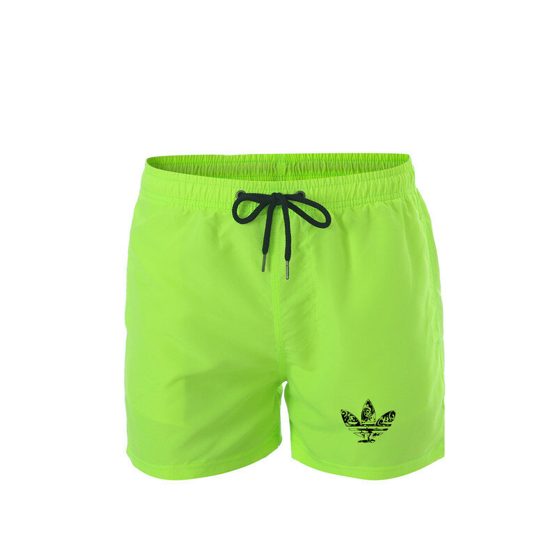2019 nueva impresión de trébol pantalones cortos de playa de secado rápido traje de baño para Hombre Bañadores de baño de verano ropa de playa surf pantalones cortos