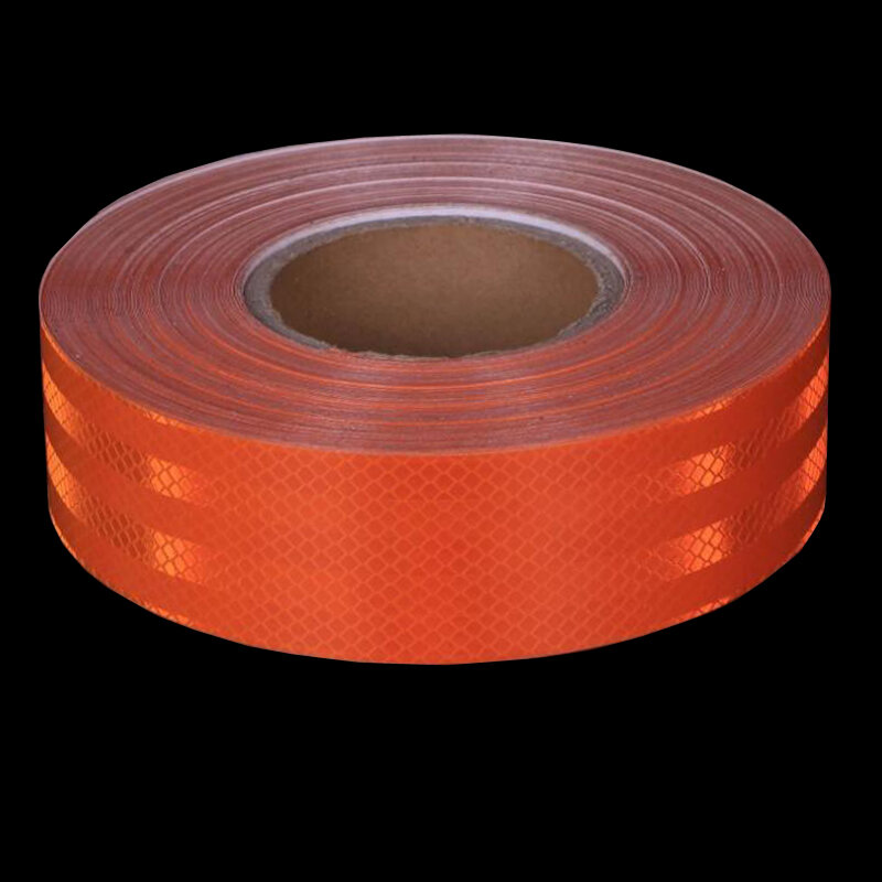 Roadstar 50mm X5m Safety Mark Reflective Tape Colorful Lattice Reflective Film 6 Colors Car Styling Self-Adhesive