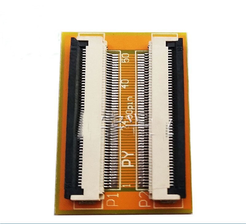 유연한 플랫 케이블, FFC FPC 50P 확장 보드, 0.5mm 커넥터 납땜 어댑터 PCB 보드, 무료 배송, 2 개