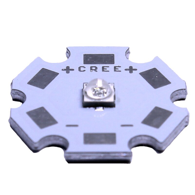 미국 정품 Cree XT-E XTE 3W 5W 3535 로얄 블루 LED 다이오드 이미터, 20mm 보드, 450-455NM, 로트당 10 개
