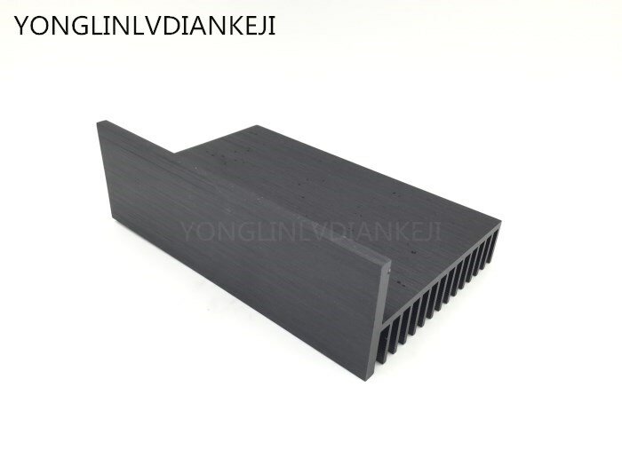 2pcs aluminum heat sink/97*48-150mm LED power controller heat sink/Aluminum radiator/black heat sink