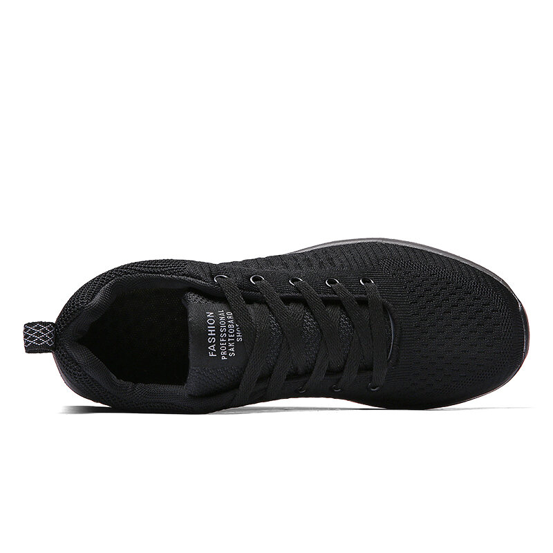 38-47 zapatos vulcanizados hombres zapatos casuales de malla Lac-up hombres zapatillas ultraligeras transpirables zapatillas de correr Tenis Feminino zapatos