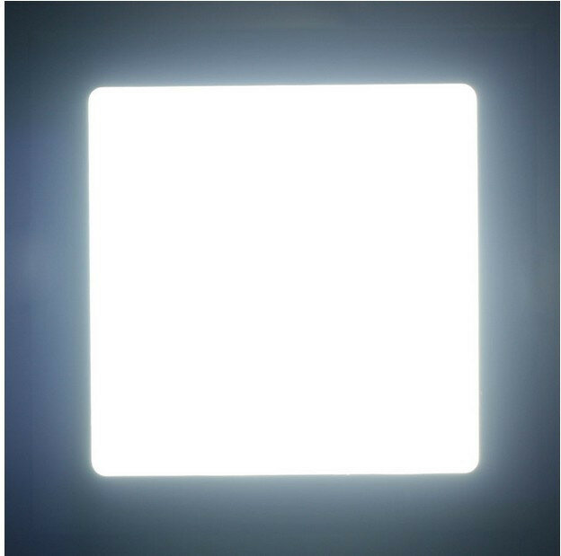 얇은 LED 패널 조명, 따뜻한 흰색 및 차가운 흰색 사각형 슬림 오목 LED 천장 스포트 조명 전구, 실내, 고품질, 3W, 9W, 12W, 18W
