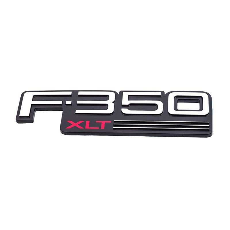 Emblema adesivo de carro com emblema em plástico abs f350 para veículos f350xlt