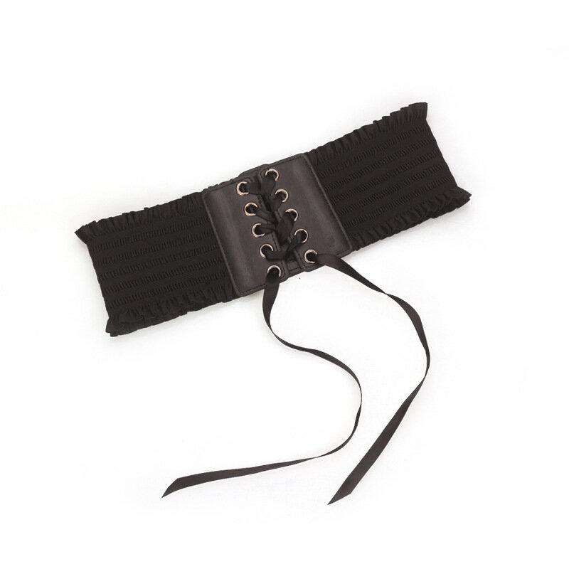 Fajas femeninas de cinturón para mujer, accesorios de decoración de falda con borlas de encaje, decoración de cintura