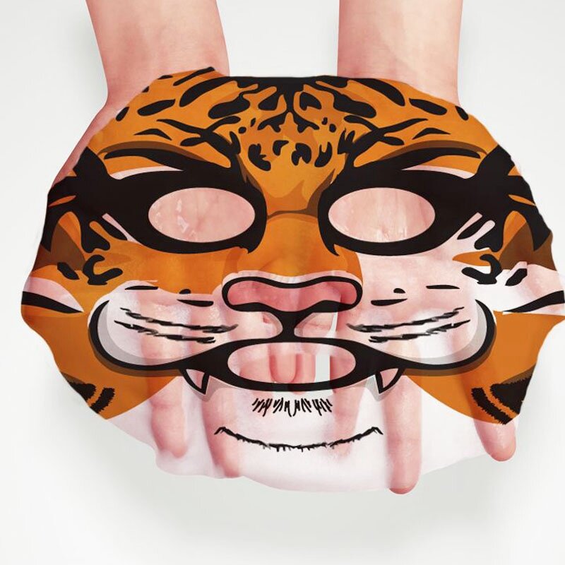 HanChan 1 Pcs Nette Tier Schafe/Hund/Panda/Tiger Gesichts Maske hyaluronsäure feuchtigkeitsspendende Öl-control korea Maske Gesicht Pflege