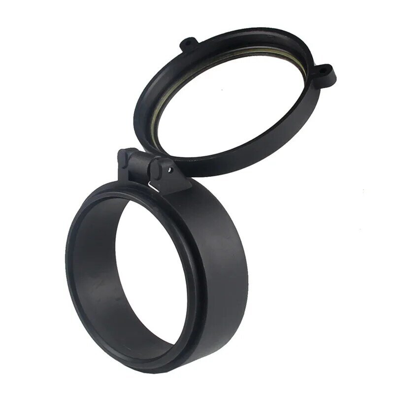 Couvercle d'objectif de lunette de visée rabattable à ressort, couvercle anti-poussière à ouverture rapide, capuchon de protection pour odorAirsoft de différentes tailles, calibre 37-0072