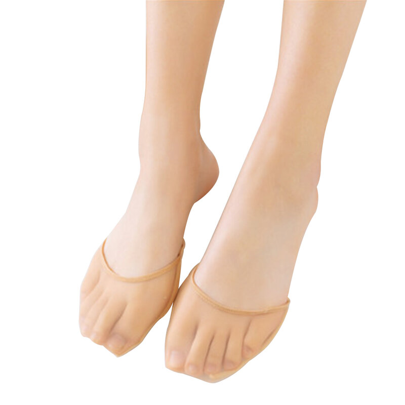 Женские нескользящие носки без пятки с невидимой подкладкой для ухода за ногами, летние нескользящие носки