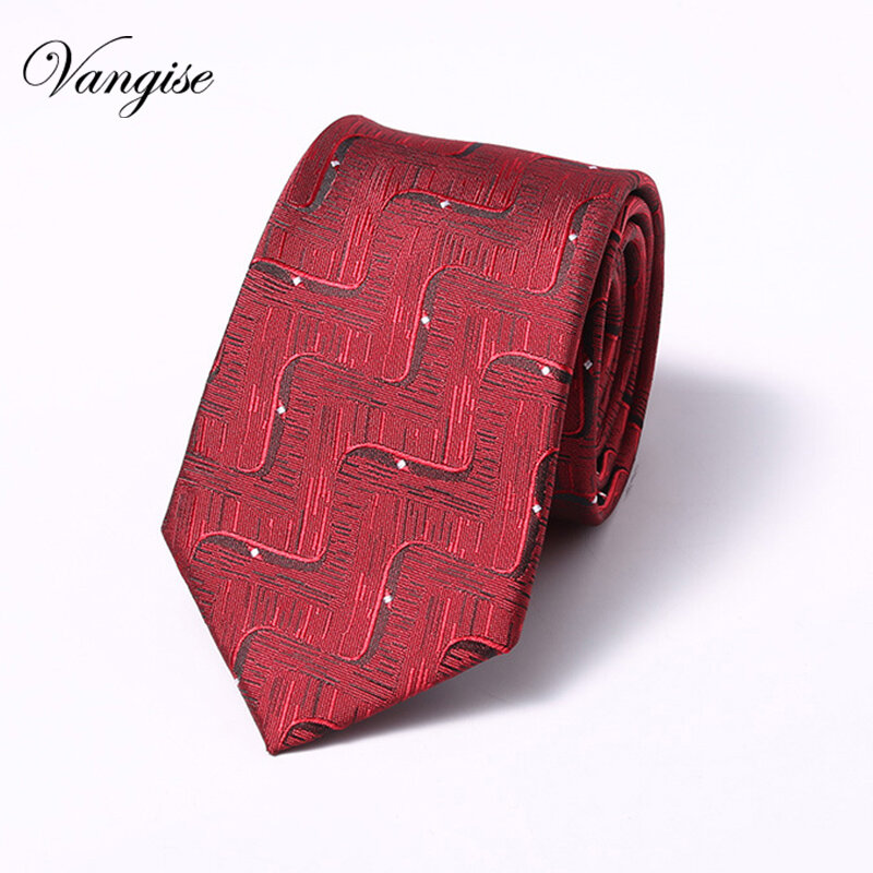 Chaud paisley cravate pour hommes 100% soie cravates designers mode hommes cravates 6cm marine et rouge rayé cravate mariage