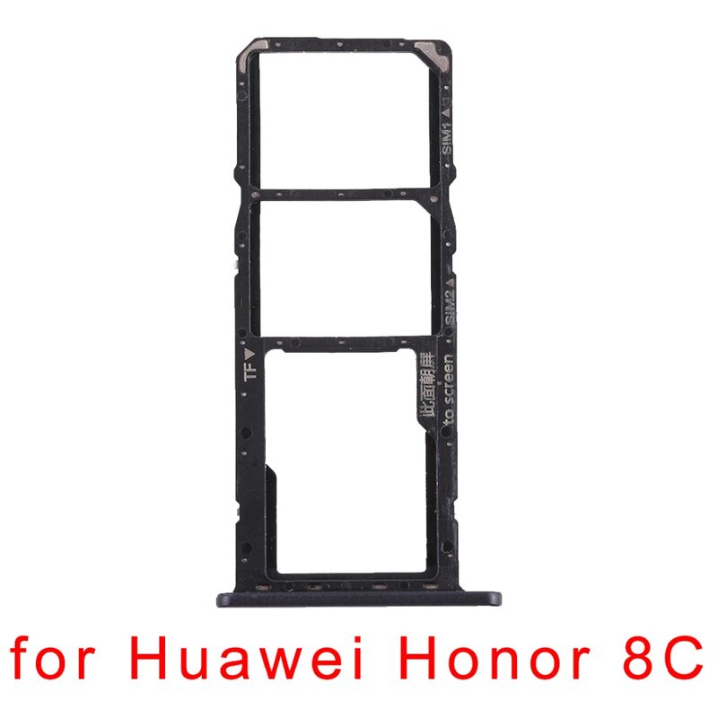 Vassoio per SIM Card + vassoio per scheda Micro SD per parti di riparazione Huawei Honor 8C/8X /10