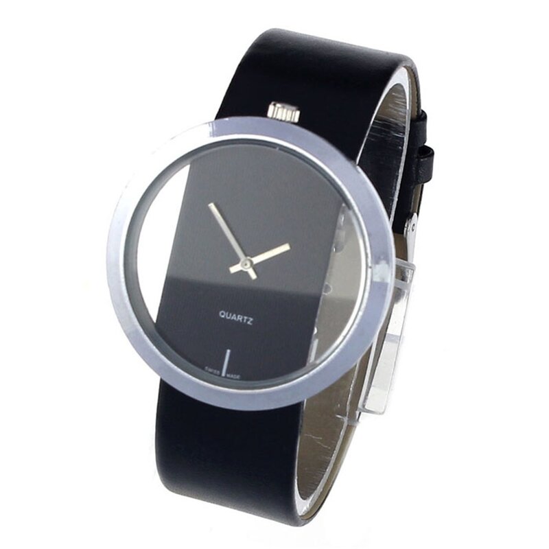 Clock Women Watches Transparent Dial U Pick Succinct Sport Watch Reloj Pulsera Mujer Wrist Watches for Women Ladies Watch