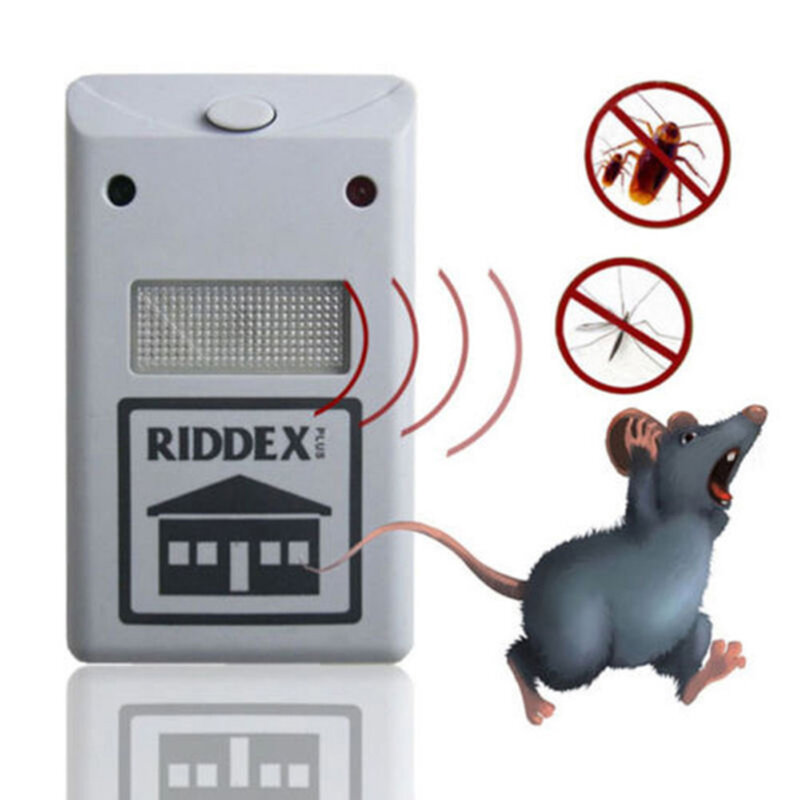Controllo dei parassiti UE US Plug Elettronico Ad Ultrasuoni Ratto Del Mouse Repellente Anti Zanzara Repeller Del Roditore Del Parassita Bug Rifiutare Mole Repeller