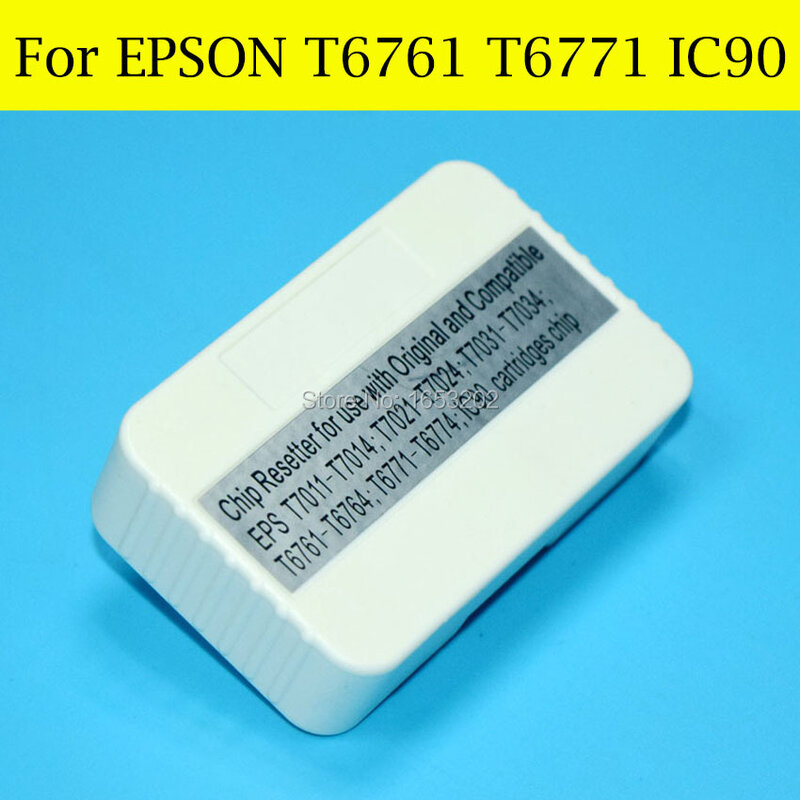 Epson WorkForce Pro WP-4010/WP-4020/WP-4023/WP-4090 프린터 용 EPSON T676XL T6761 T676 용 1 피스 칩 리셋 터