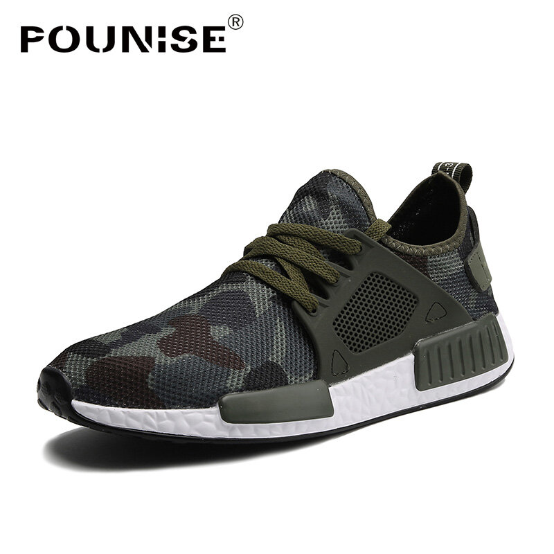 Hot Sale Shoes Man Sneakers 2018 Camouflage Casual Shoes fashion Men Footwear Designer Sneaker Adult Male Tennis big 39-48