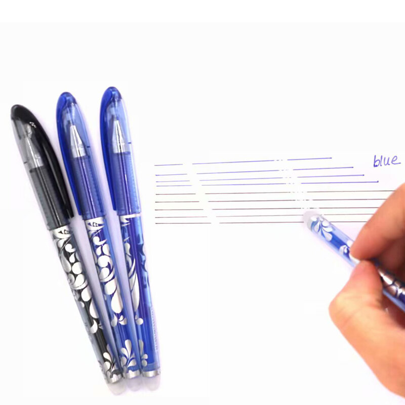 3/6 Teile/satz Löschbaren Stift Nib 0,5mm Blau Schwarzen Stift kugelschreiber Student Büro Schule Stift Schreiben Prüfung lieferungen Schreibwaren