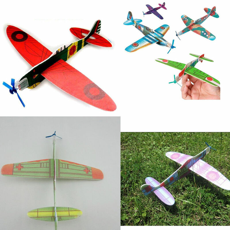 Avión de espuma EPP de varios estilos para niños, juguete de lanzamiento al aire libre, planeador, Juguetes Divertidos