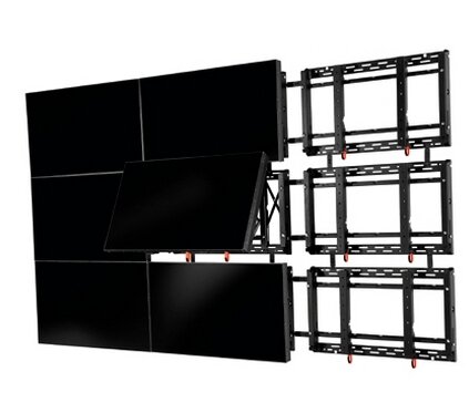 LCD video wall 46 inch Super slim 3x3 LCD video wall with Ultra narrow splicing screen CC TV WALL