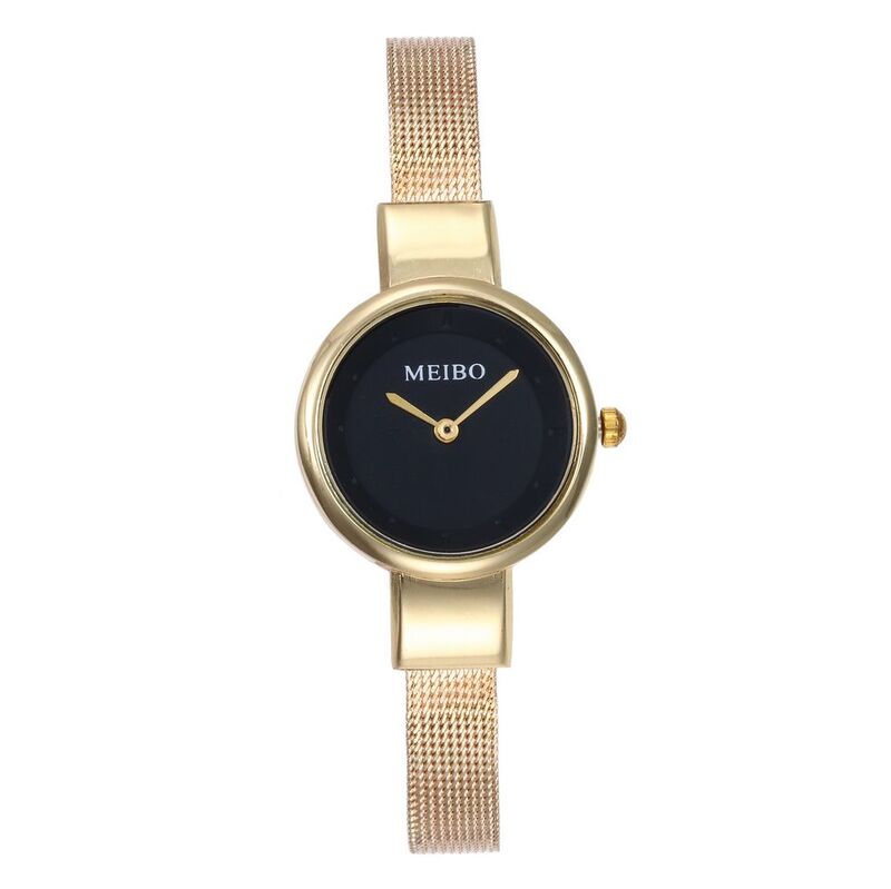 ¡Novedad de 2020! Relojes de malla de acero inoxidable dorados de lujo para mujer, reloj de pulsera informal para mujer, reloj femenino