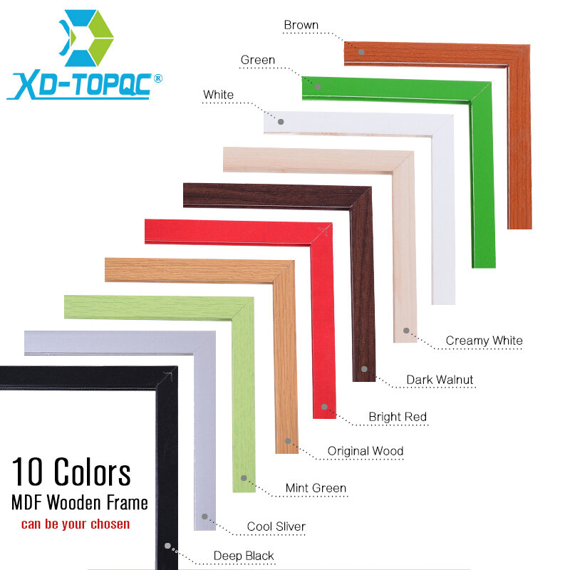 Xindidi-20*30cm 10 색 화이트 보드 드라이 지우기 화이트 보드 MDF 우드 프레임 메모 보드, 마그네틱 지울 수 있는 무료 액세서리 WB21
