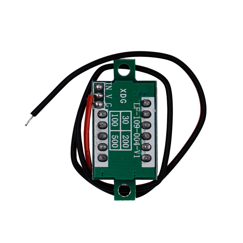 Mini voltímetro Digital con pantalla LED roja, medidor de Panel de voltaje para electromóvil, motocicleta, coche, 4,5 v-30v, 38% de descuento
