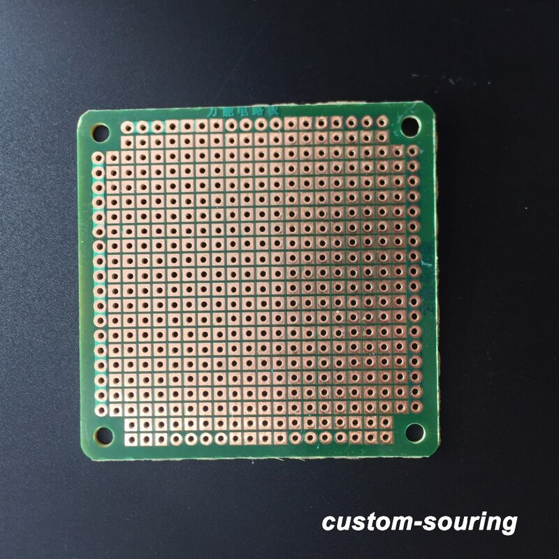 Placa de circuito impreso de una sola cara, pcb de 6x6cm, 60x60mm, placa de pruebas Universal de baquelita, bricolaje, de un solo lado, 10 unidades