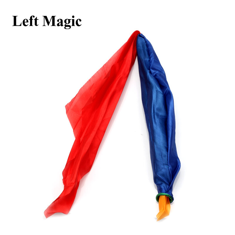 Cachecol de seda ligado para mudança de cor, cachecol de seda com mudança de cor, ferramentas de adereços de mágica mr e3117, 22cm * 22cm