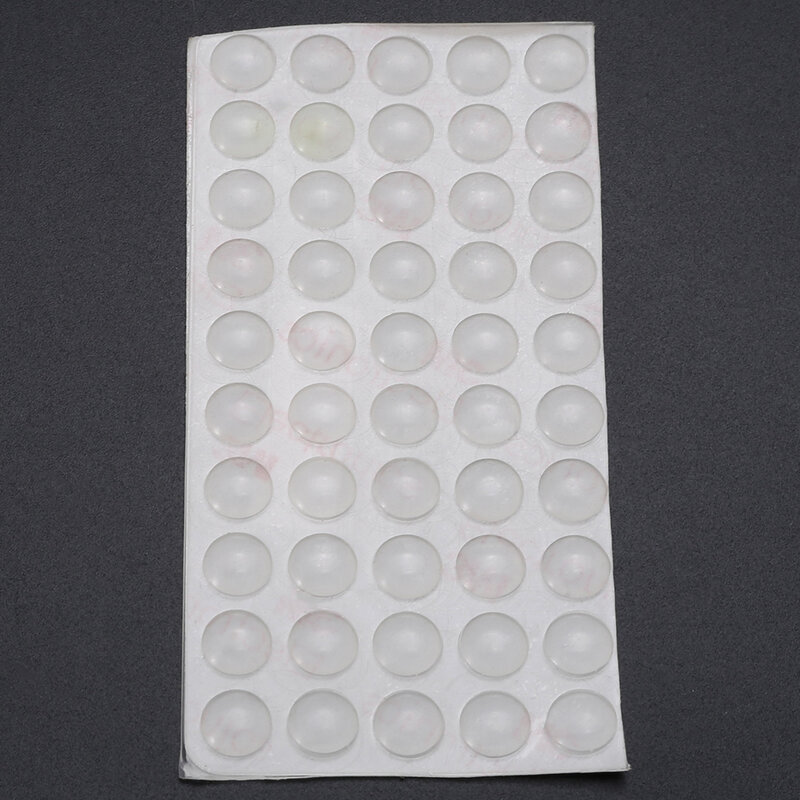 50pcs Self Adhesive Rubber Feet Pads Silicone Transparent Cupboard Door Close Buffer Bumper Stop Cushion for drawer cabinet
