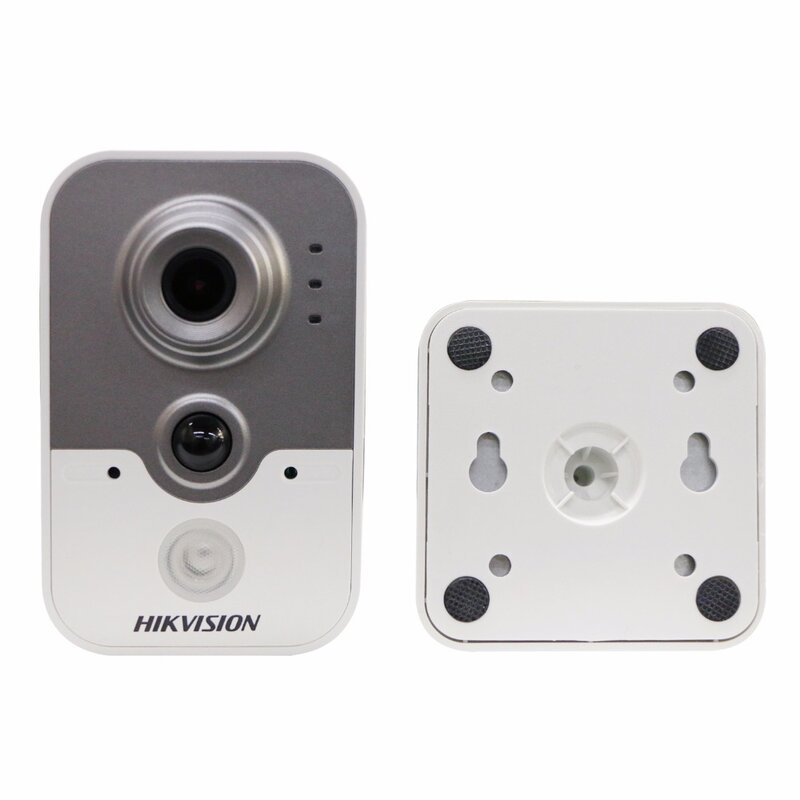Câmera WI-FI DS-2CD2442FWD-IW 4.0MP videcam Cubo hikvision IP Sem Fio Da Câmera webcam cam vigilância Webcam Em sistema de alarme