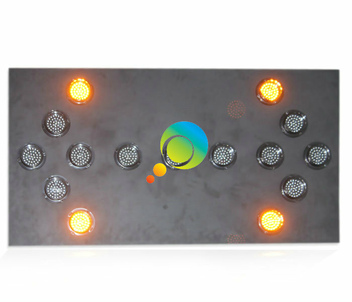 Tablero de flecha LED de tráfico de aluminio, 1200x600mm, impermeable, de alta calidad, nuevo diseño