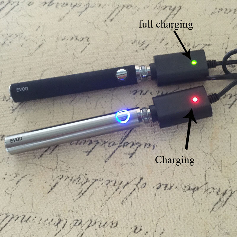 Ego-Cable de carga USB largo para bolígrafo de vapeo de rosca 510, batería eVod ego-t C Twist Vision