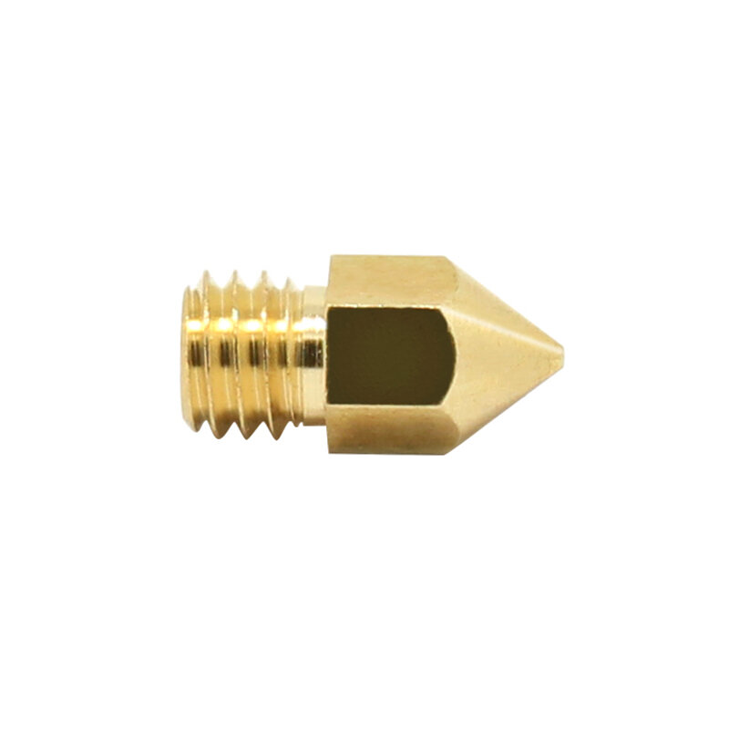 Boquilla de cobre y latón MK8, piezas de impresora 3d, boquilla de 0,2mm, 0,3mm, 0,4mm, 0,5mm, boquilla para filamento de 1,75mm aimsoar