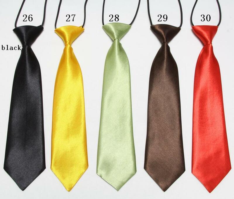 Corbatas de bebé para niños, corbata sólida hecha a mano, corbata de moda, 2019