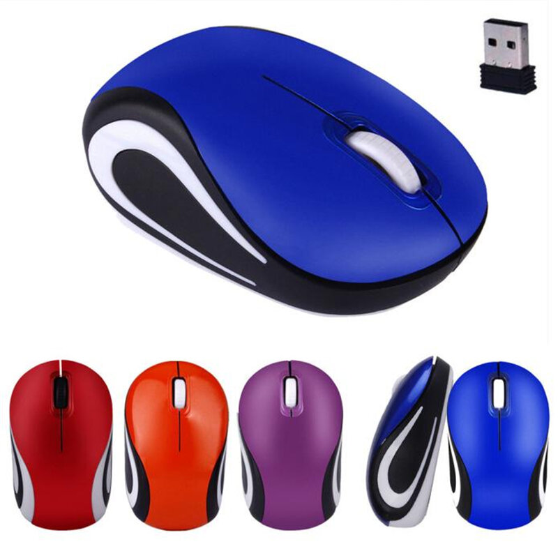 Melhor Preço Bonito Mini 2.4 GHz Wireless Optical Mouse Mouse Para PC Portátil Notebook Tablet Frete grátis A30