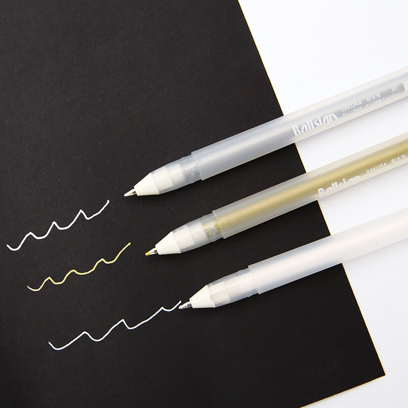 Sakura destaque forro esboço marcadores de tinta colorida gel caneta para desenho design comic manga pintura suprimentos correção caneta