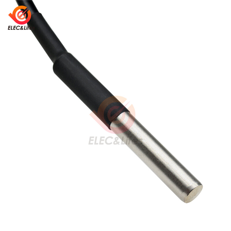 Sensor de temperatura Digital, Termistor NTC, Cable de sonda impermeable, paquete de acero inoxidable 10K 1% 3950, DS18B20 DS18S20