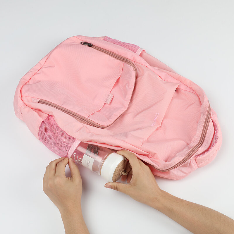Tigernu – Mini sacs à dos d'université pour femmes, sac d'école pour adolescentes de 14.1 pouces, rose/bleu